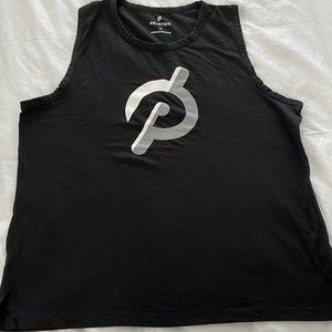 Peloton P Black Tank